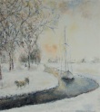 123 Sneeuw aan de dijk 2007 paneel [40 x 30]