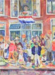 Koninginnedag in Leiden [30 x 40]