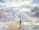 Storm op de Loopbrug [30 x 24]