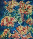 Tulpen in Glas [50 x 60]